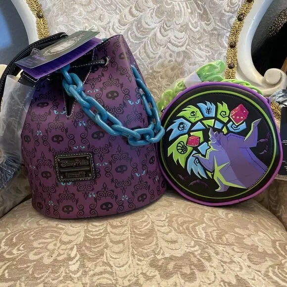 NEW Disney Loungefly Bag Lot Bundle Haunted Mansion Oogie Boogie - Picture 11 of 11